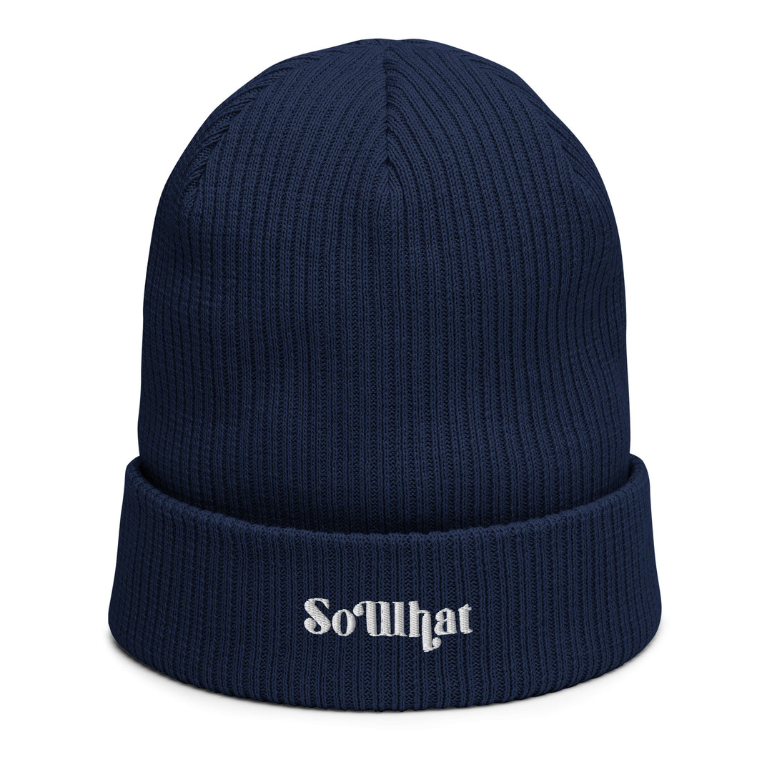 So What Organic ribbed beanie