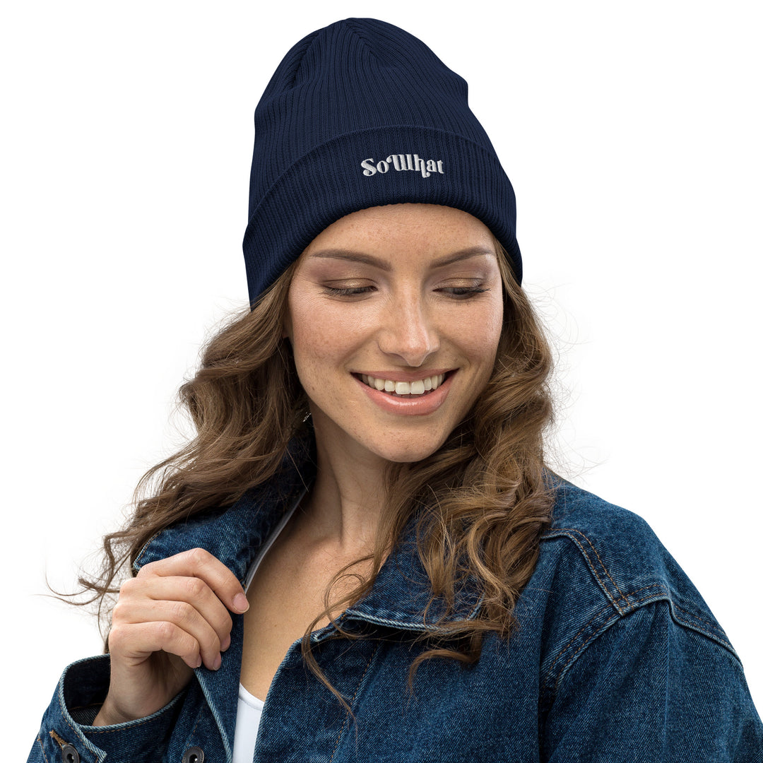 So What Organic ribbed beanie