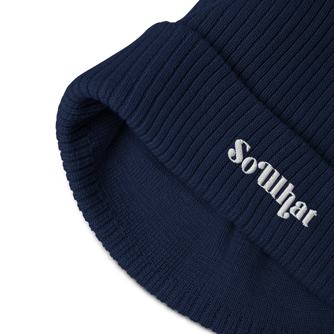 So What Organic ribbed beanie