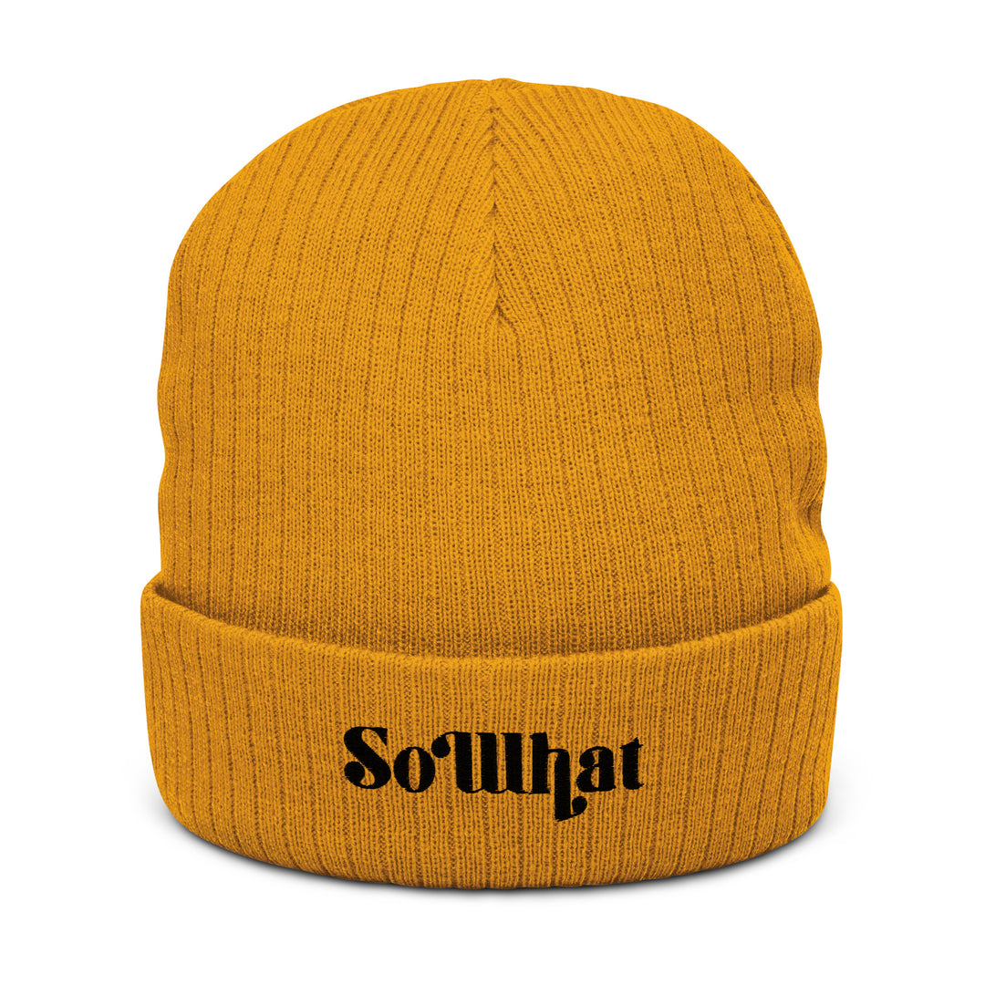 Recycled Ribbed Knit Beanie