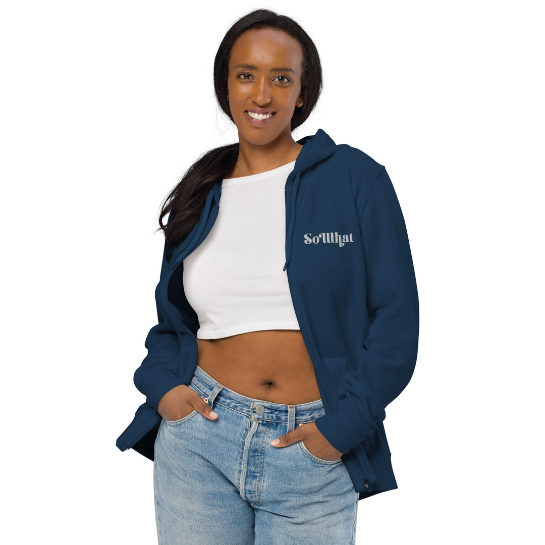 SoWhat Unisex Basic zip Hoodie