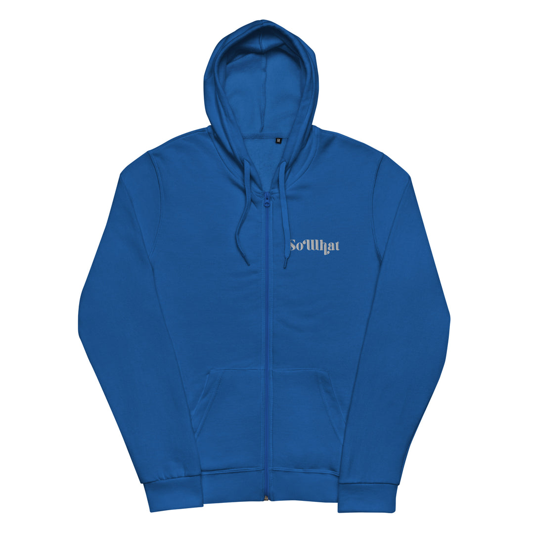 SoWhat Unisex Basic zip Hoodie