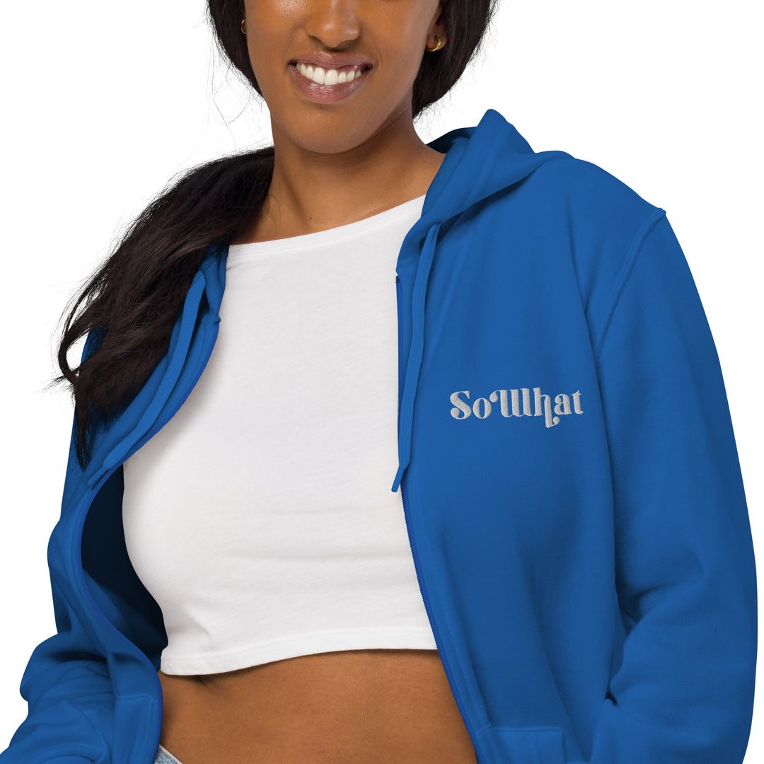 SoWhat Unisex Basic zip Hoodie
