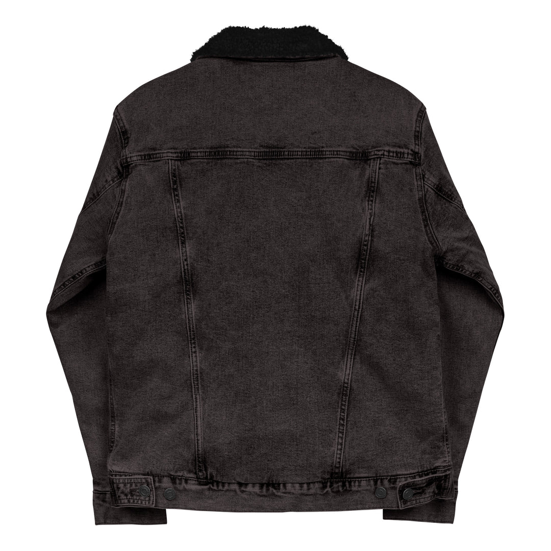 So What Unisex denim sherpa jacket