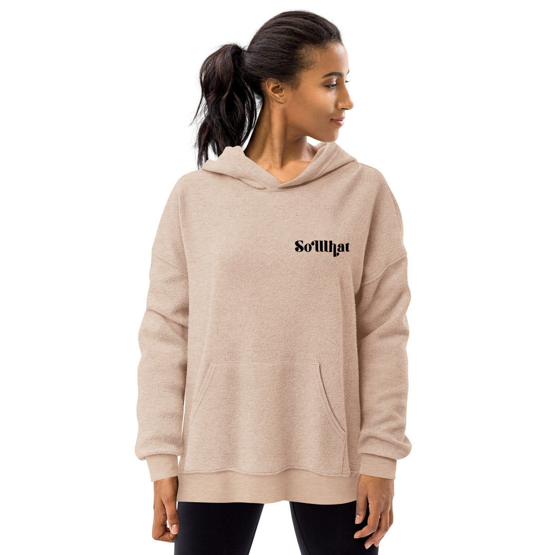 SoWhat Unisex Sueded Fleece Hoodie