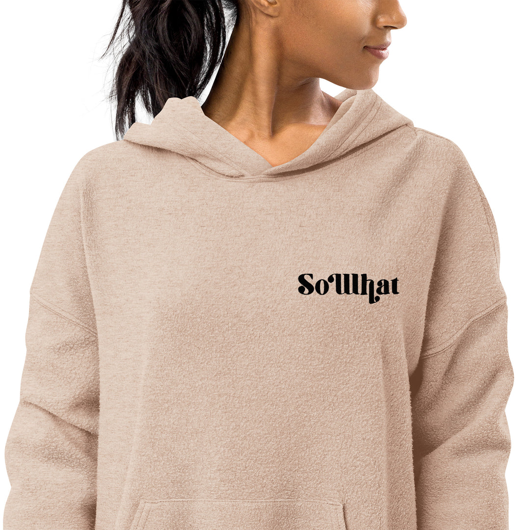 SoWhat Unisex Sueded Fleece Hoodie