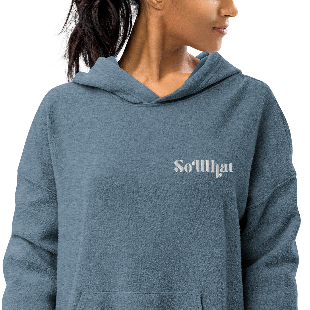 Unisex sueded selling fleece hoodie